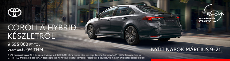 Nyílt hét a Toyota Titánnál – Március 9–21